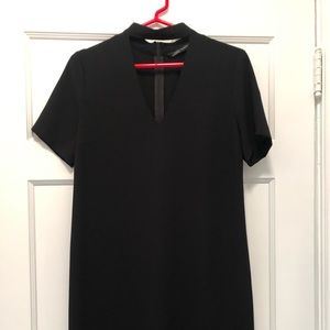 Zara black dress with keyhole cut out